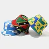 Novo Chapéu de Balde com Elemento de Bandeira Multi-País Transfronteiriço (Chapéu Bucket Casual Tendência Estilo Logo de País) SJ