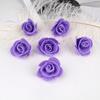 Flor Rosa Artificial de Espuma de 3.5cm DIY Accesorios para Oso Cabeza de Rosa Boda Accesorios de Corona Falsa Venta al por Mayor