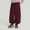 Pantalones Largos Haru para Niños 2025 Otoño e Invierno Nuevos Pantalones Jogger de Felpa para Niñas, Pantalones Casuales Cálidos
