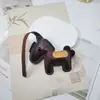 Nuevo Colgante de Cuero de PU Transfronterizo Original Versátil para Bolso Pony Lindo de Moda Llavero de Coche Colgante para Bolso