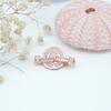 Accesorios para Joyería DIY Chapado en Cobre Oro de 18K Microincrustado Anillo Redondo Cierre en Forma de Escalera Collar de Perlas que Conserva el Color Cierre de Pulsera