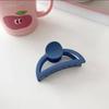 Versión coreana de simple atrás cabeza qué pasador temperamento mate pinza de tiburón baño pelo firme no daña el pasador de color sólido