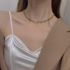 Pulseira Retro Cauda de Fênix Banhada a Ouro 18K que Não Desbota para Mulheres Casamento de Verão Design Simples de Nicho Joias de Mão Conjunto de Colar
