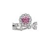 Anillo Canruo Xingchen de 1 quilate de Moissanita para Mujer Plata de Ley Platino Diseño Nicho Simulación de Diamante Anillo de Boda