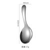 Cuchara de acero inoxidable 304 Tenedor Cuchara corta para bebé Bing cuchara cuchara sopera tienda materno-infantil niños vajilla de acero inoxidable