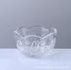 Taza de Cristal para Velas con Patrón de Tulipán Nórdico de Lujo Ligero, Taza de Aromaterapia sin Llama de Cristal, Bol para Snacks, Decoración Retro para el Hogar