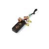 Sándalo Morado Madera Maciza Tallado Pintado a Mano Oro Llavero Etiqueta Mochila Escolar Colgante Coche Decoración Wenchuang Casa de Huéspedes Hotel Regalo