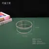 Caixa Redonda de PS Altamente Transparente com Textura de Acrílico para Exibição de Espécimes de Medicina Tradicional Chinesa, Espécimes Minerais e Caixas de Exibição para Embalagens Plásticas, em Estoque