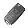 Adequado para Chaveiro de Carro Volkswagen Passat Jetta Golf Carro Dobrável Controle Remoto Modificação de Carcaça