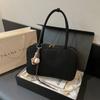 Bolso Exterior Individual Vintage Esmerilado de Gran Capacidad para Mujer 2024 Nuevo Otoño e Invierno Bolso Cruzado Versátil para Viajes Portátil Tipo Almohada