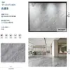 Pared de Fondo de TV de Piedra Sinterizada 1200x2700 Encimera de Piedra Sinterizada Baldosa de Mármol Blanco Veta Continua Piedra Sinterizada al por Mayor