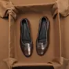 Súper Suaves y Hermosos, Cómodos para los Pies, Nuevos Zapatos Planos para Mujer Estilo Francés 2026, Cómodos Zapatos Pequeños de Cuero con Suela Suave