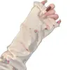 Pijama lindo con estampado de pastel y cuello de muñeca para mujer, Nuevo estilo Primavera y Otoño 2026, Se puede usar afuera, Conjunto para estar en casa con un toque de alta gama