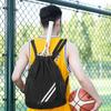 Mochila con Cordón de Gran Capacidad Impermeable Bolsa de Entrenamiento de Baloncesto Equipo de Fútbol Bolsa para Guardar Tenis Bolsa Deportiva