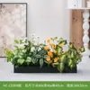 Hc-Cd3 Arreglo de Macetero de Flores de Planta Verde Simulada Combinación de Partición de Plantas Decoración de Paisajismo con Flores Artificiales Flores Falsas