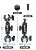 Adecuado para Cámara Deportiva Insta360 Soporte para Montaje en Motocicleta X2/X3 Palo Selfie Invisible Soporte con Abrazadera Fuerte
