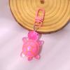 Llavero de Tortuga Pequeña de Color 3D Colgante de Muñeco Animal de Dibujos Animados Colgante para Mochila Escolar de Estudiante Regalo Conmemorativo