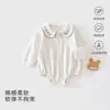 Macacão para Recém-Nascido Elástico Primavera Outono Inverno Roupas de Bebê Macio Veludo Algodão Macacão de Bebê Manga Longa Body Triângulo