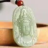 Origen Fuente: Colgante de Jade Afgano Natural, Jade Verde y Blanco, Diseño Ruyi, Adorno de Jade Unisex, Accesorio, Colgante de Cintura, Adorno Colgante de Jade