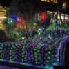 Fio de luz LED rede de pesca luz luz colorida externa luz de gramado luz de cortina de estrelas Luz de Rede Decorativa para Feriado de Natal Estrelado