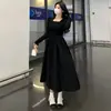 Descanso para el té estilo francés sexy vestido rosa mujeres primavera y otoño ajuste delgado ropa interior dulce chica caliente chic súper popular falda línea A