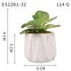 Planta Suculenta Simulada Macetas, Decoración de Muebles de Oficina Nórdicos, Nuevas Suculentas Bonsái Simuladas de Alta Calidad para el Hogar