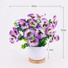 Flores Artificiales Transfronterizas de Amazon Eucalipto Pensamiento Flores de Simulación Arreglo Floral Decoración del Hogar Adornos de Plantas Creativos