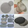 Fabricante de filtros prensa hidráulica espessada elemento de filtro de água-óleo borda de aço inoxidável tela de filtro ultrafina redonda peça redonda