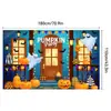 Nuevo Halloween transfronterizo suministros de decoración ambiente de fiesta escena accesorios para fotos bandera fondo banner de Halloween