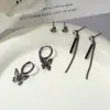 Pendientes geométricos estilo Ins, dulces y geniales, lujo ligero, nicho, versátiles para el uso diario, pendientes al por mayor de la tienda de Yiwu