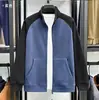 Chamarra sudadera para hombre con forro de polar, nuevo estilo otoño/invierno, cálida, con cuello alto, forro polar engrosado y diseño de cierre de cremallera, disponible para venta al por mayor