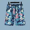 Traje casual de playa hawaiano de secado rápido para hombre, camisa floral de manga corta para hombre, pantalones cortos de playa, traje de dos piezas a juego para pareja