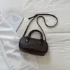 Shuai Mijia Bolso Cuadrado Pequeño Estilo Coreano Nuevo Textura Tejida Tacto Elegante Bolso de Mano Bolso Almohada Retro Bolso de Hombro Cruzado
