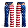 Amazon Europa Comercio Exterior Nuevo Estilo Estampado de Leopardo Casual Estilo Americano Pantalones Largos Pijamas para Hombre y Mujer Pantalones de Casa
