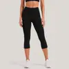 Mallas deportivas europeas y americanas transfronterizas, pantalones capri para correr y ciclismo, pantalones de yoga de comercio exterior ruso, ropa de fitness para mujer para uso en exteriores