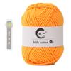 Suéter de terciopelo de 25 g de algodón con leche, tejido a mano, crochet, para hacer tú mismo, gorro, muñeca, bola de lana de grosor medio, venta al por mayor de fábrica