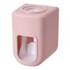 Exprimidor automático de pasta de dientes al por mayor baño baño pared sin perforaciones extrusión cuantitativa simple soporte perezoso para pasta de dientes