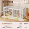Cerca de gaiola para cachorro de estimação cerca de interior para cães pequenos e médios grade de proteção Corgi gratuito Urso de pelúcia canil especial