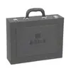 Caja de Entrega Inmobiliaria de Cuero Personalizada con Llavero Almacenamiento de Documentos Maleta de Información de Entrega Inmobiliaria con Logo Imprimible