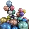 Globos Metálicos Espesos de 12 Pulgadas y 2.8g para Celebraciones de Bodas, Habitaciones de Boda, Fiestas de Aniversario, Decoraciones de Fiesta, Decoraciones de Fiesta al por Mayor Transfronterizas