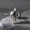 Nuevos Pendientes de Aro para Hombre Acero Inoxidable Cruz Fundida Tendencia de Moda Pendientes Retro para Hombre Individual