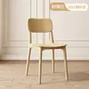 Silla de Plástico de Lujo Ligero Respaldo Silla Ocio Comercial Taburete Negro Comedor Restaurante Mesa y Sillas de Comedor Uso en el Hogar