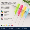 Pente de Aço Multicolorido com Ponta Fina, Pente de Salão com Dentes Finos para Permanente, Mechas e Ferramentas de Cabeleireiro, Atacado do Fabricante, Dentes Finos de Alta Densidade