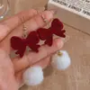 Brincos Retrô Âmbar Cor de Café de Luxo Leve, Elegantes e de Nicho, com uma Sensação de Design de Alta Qualidade