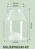 Embalagem Personalizada de Tâmaras com Leite e Rosas Vermelhas, Pote Plástico de Grau Alimentício, Pote Selado Transparente à Prova de Umidade com Tampa para Biscoitos e Nozes