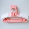 Percha Engrosada para Ropa de Niños en Casa, Sin Costuras, Antideslizante, Engrosada, Percha de Plástico Retráctil para Bebés y Niños Pequeños
