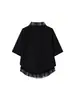 Camisa Polo de Peso Pesado Verano para Hombre Camiseta de Manga Corta Estilo Ins Sencillo Holgada Versátil de Marca de Moda Cuello Campana Media Manga Camiseta de Estudiante
