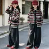 Elegante cárdigan de punto para niñas, nueva colección otoño 2026, suéter versátil de un solo botón para niños, top a rayas para niños mayores