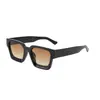 Gafas de sol de estilo nuevo europeo y americano con montura gruesa, Gafas cuadradas de comercio exterior transfronterizo, Gafas personalizadas anti-UV para conducir, De moda