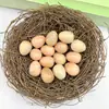 Cristal Natural Transfronterizo Mini 2cm Adornos de Huevo de Pájaro Ágata Jade Huevo de Mineral de Amoy Decoración de Huevo de Pascua
